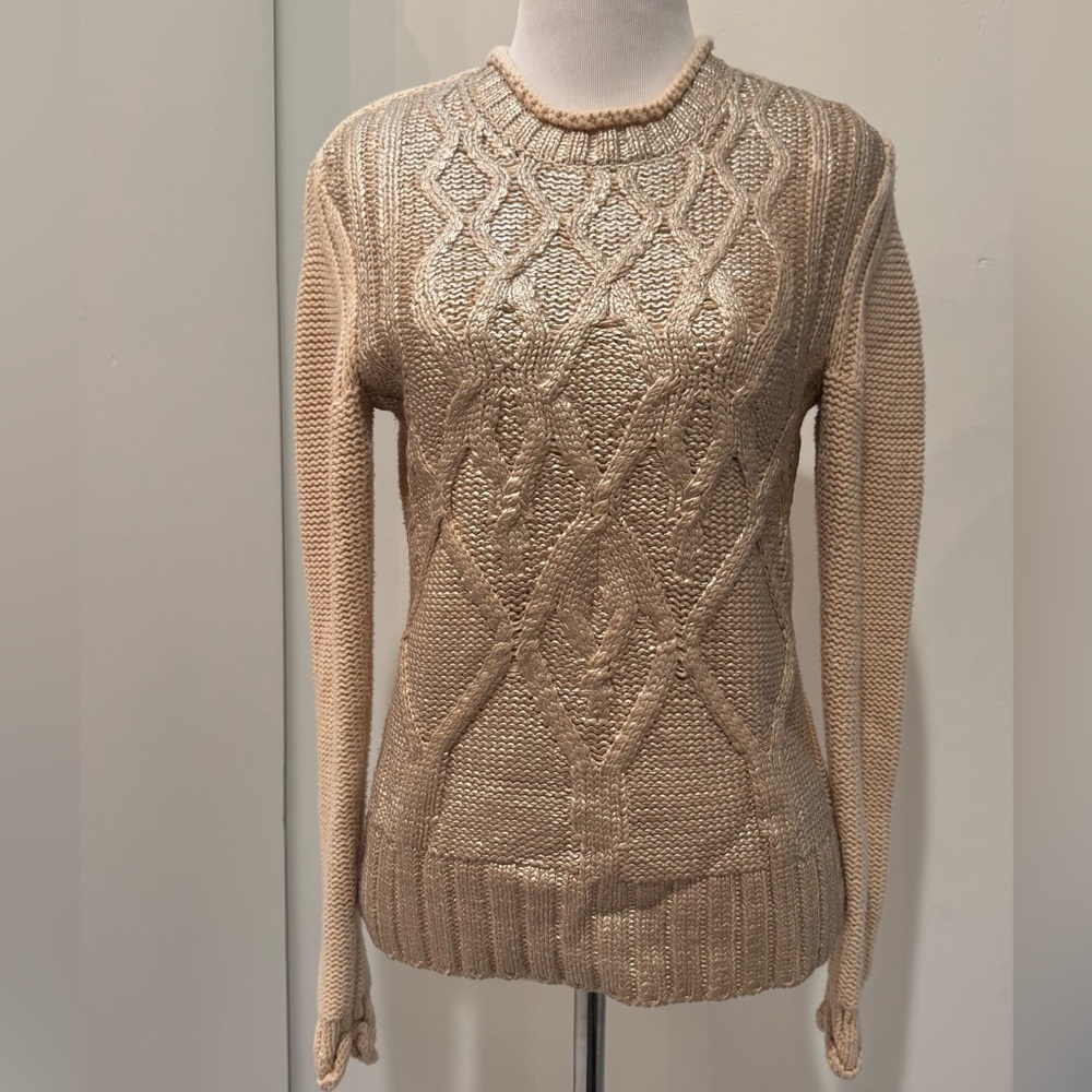 Narciso Rodriguez Gold Sweater